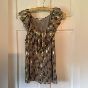 Sparkly and flowy top from Leifsdottir euc